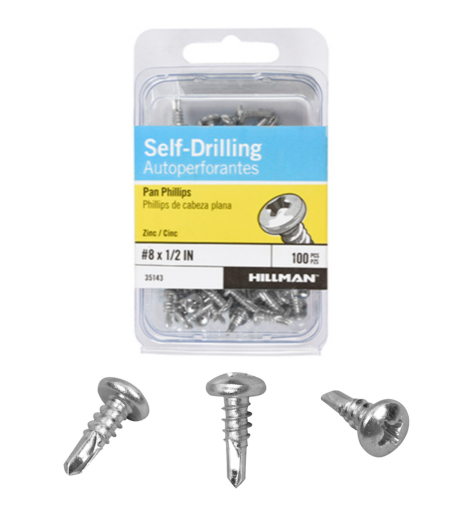 TORNILLOS AUTOPERFORANTE 8 X 12