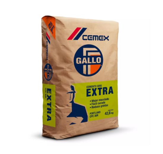 CEMENTO EXTRA GRIS CEMEX 42.6 KG